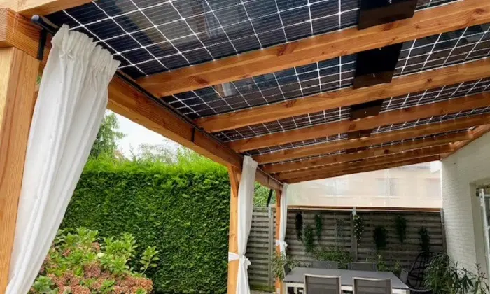 Solar Carport/Veranda DDS50 | Muuraanbouw
